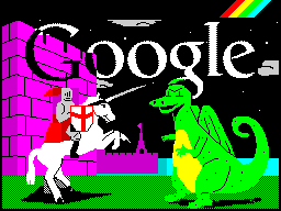 Google doodle sullo ZX Spectrum